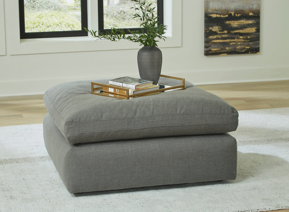 Elyza Smoke Double Chaise Sectional