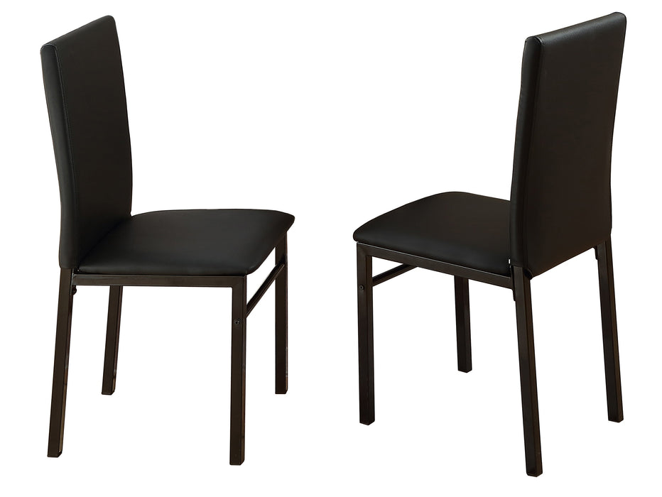 Aiden Brown/Black 5-Piece Dining Set