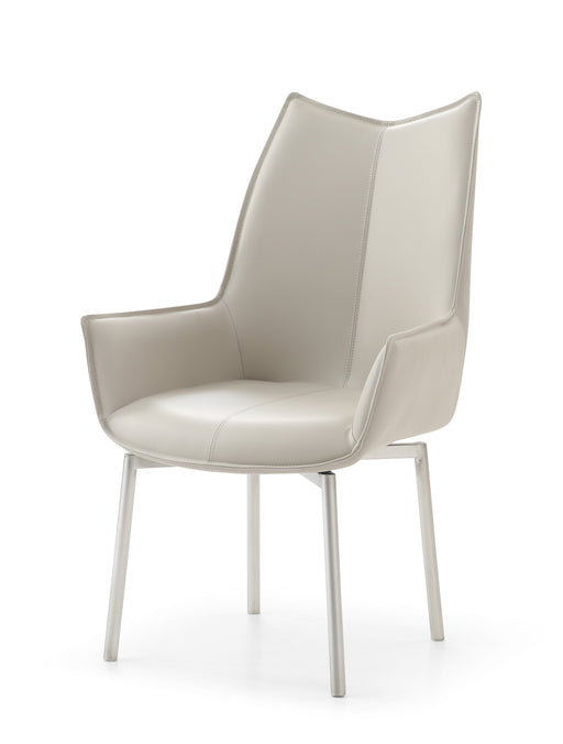 1218 Swivel Dining Chair Grey Taupe - i30922 - In Stock Furniture