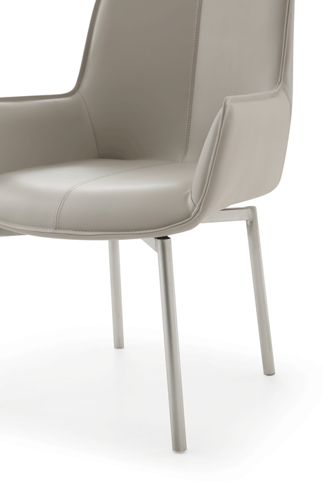 1218 Swivel Dining Chair Grey Taupe - i30922 - In Stock Furniture