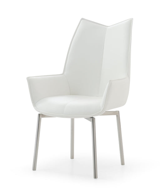 1218 Swivel Dining Chair White - i30924 - In Stock Furniture