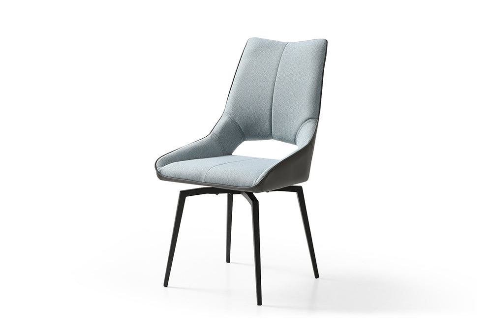 1239 Swivel Dining Chair Blue/Dark - i36552 - In Stock Furniture