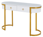 131 Gold Marble Dining Set - Gate Furniture