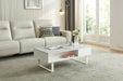 1388 Coffee Table W/ Storage White - i34873 - In Stock Furniture