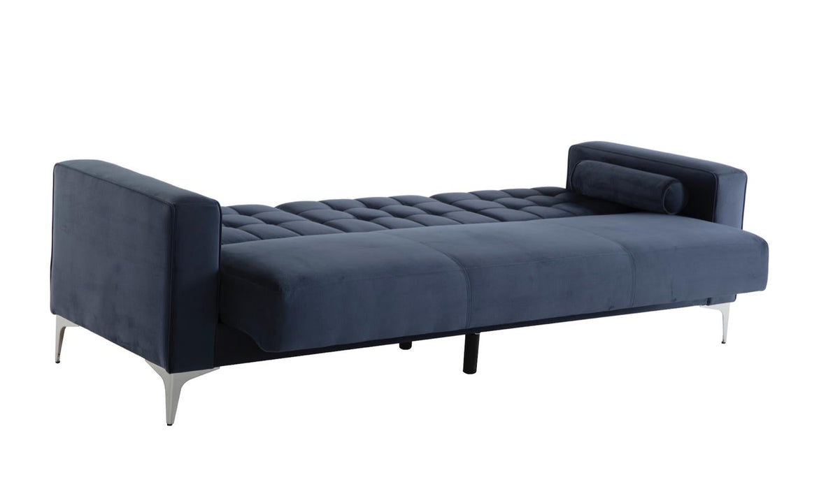 Hemera Navy Blue Living Room Sleeper Set