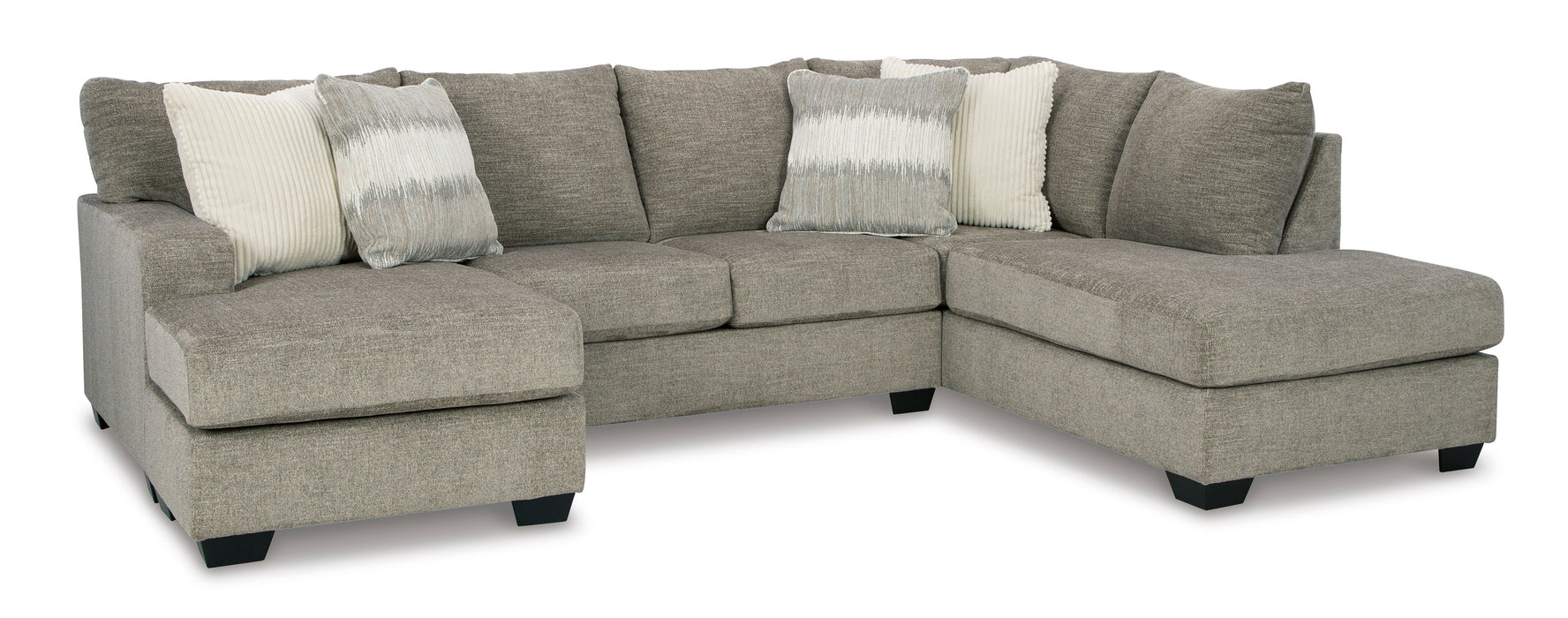 Creswell Linen Sectional RAF with Chaise Sectional