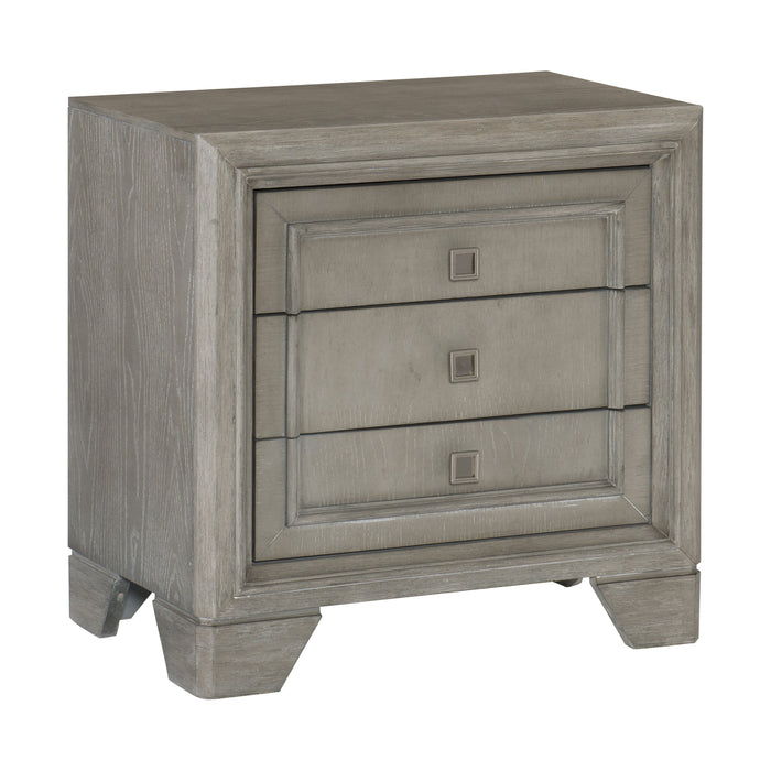 Colchester Gray Upholstered Panel Bedroom Set