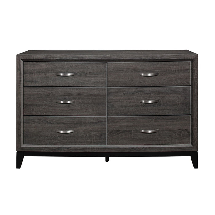 Davi Gray Panel Bedroom Set