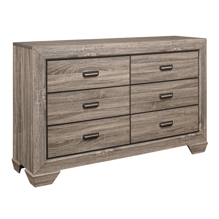 Beechnut Light Elm Panel Bedroom Set