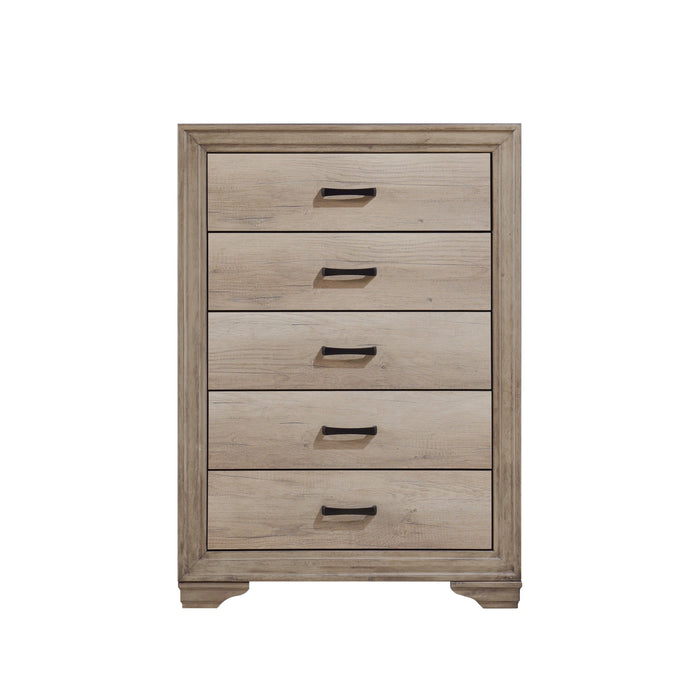 Lonan Rustic Panel Bedroom Set