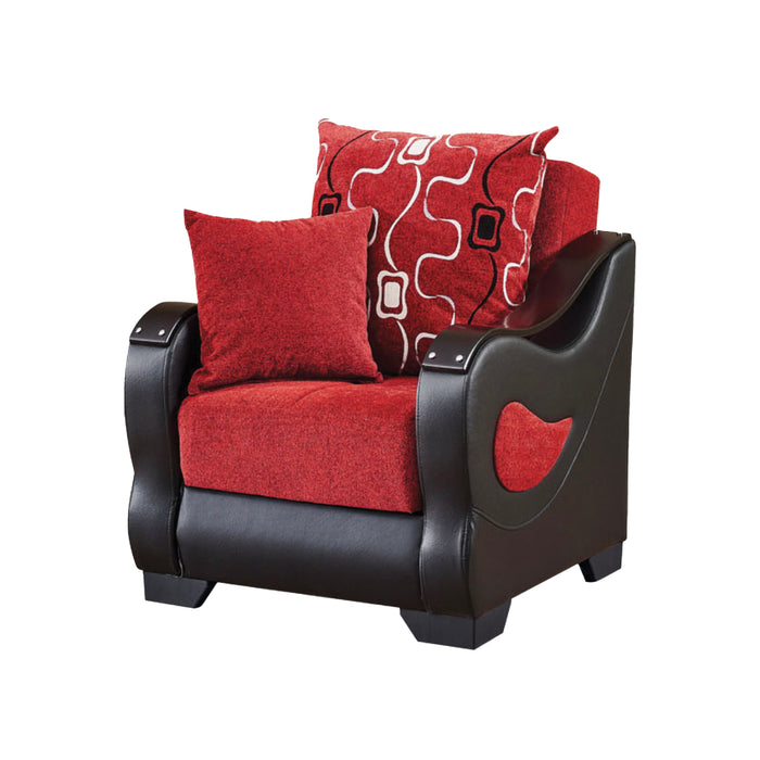 Pittsburgh Red Sleeper Living Room Set