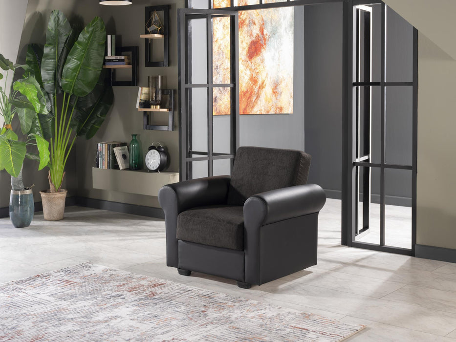 Enea Black Living Room Sleeper Set