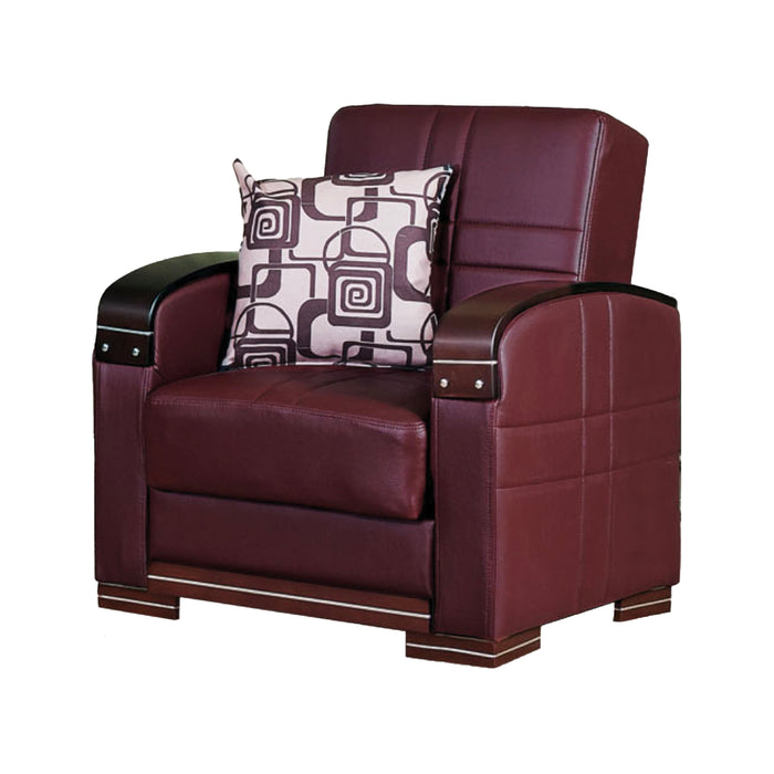 Manhattan Mahogany Sleeper Living Room Set