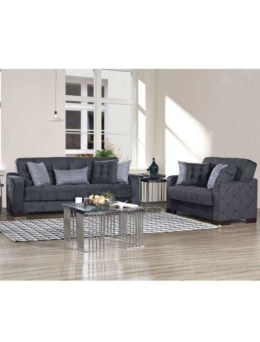 Cairo Gray Sleeper Living Room Set