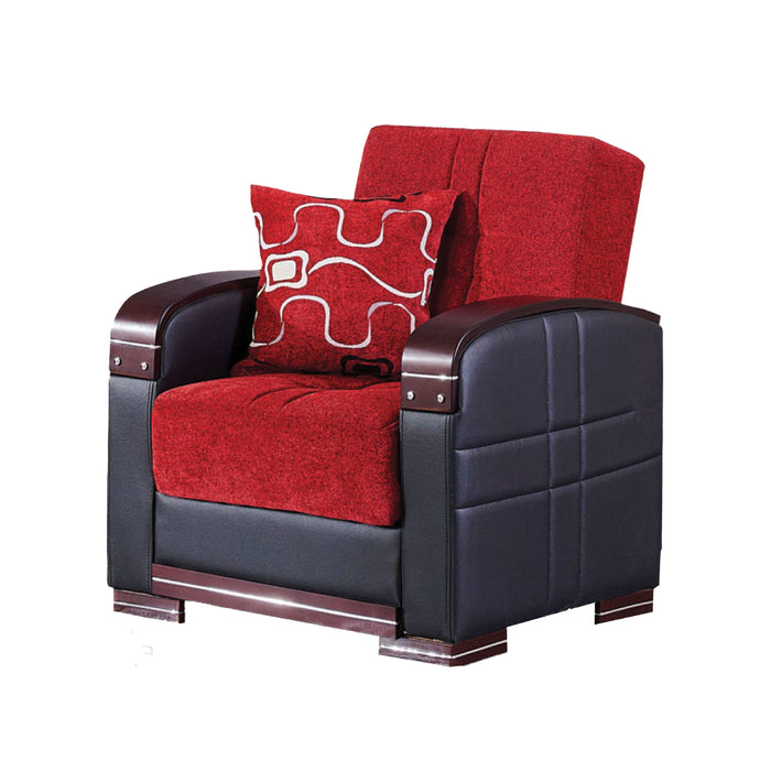 Indiana Red Sleeper Living Room Set