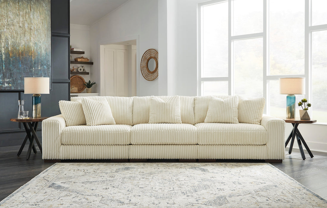 Lindyn Ivory 3 Piece Sectional Sofa