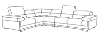 2119 Sectional Light Grey - i17280 - Gate Furniture