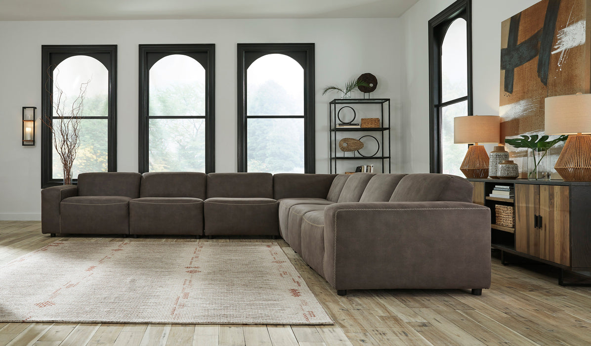 Allena Gunmetal 7-Piece Sectional