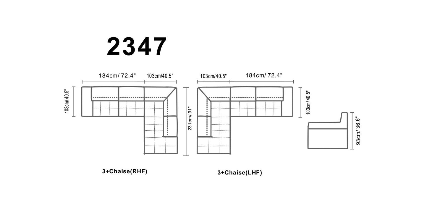 2347 Sectional - i17276 - Gate Furniture