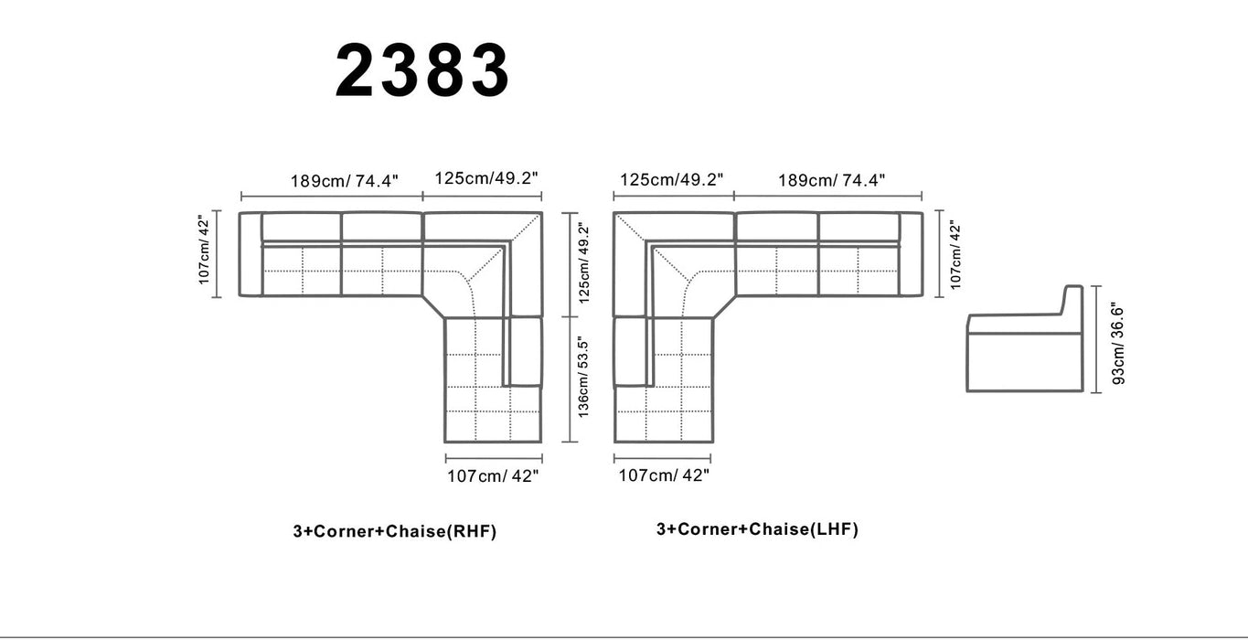 2383 Sectional - i17278 - Gate Furniture