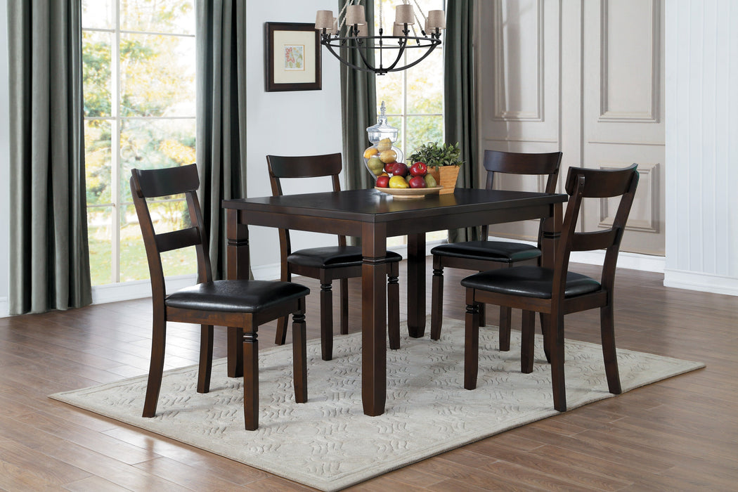 Oklahoma Espresso 5-Piece Dining Room Set