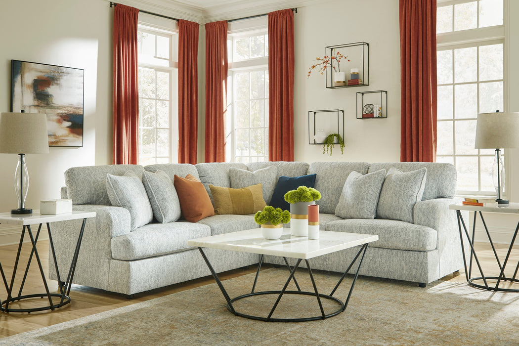 Playwrite Gray 3-Piece Sectional