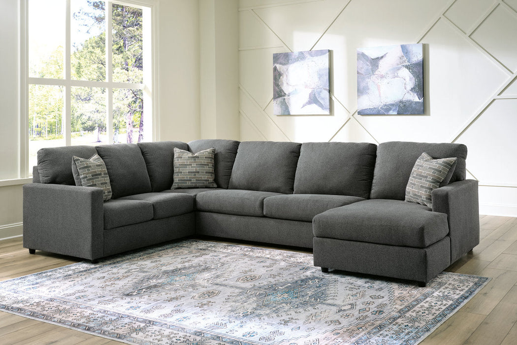 Edenfield Charcoal RAF Sectional