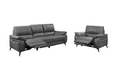 2934 Dark Grey W/ Electric Recliners Set - In Stock Furniture