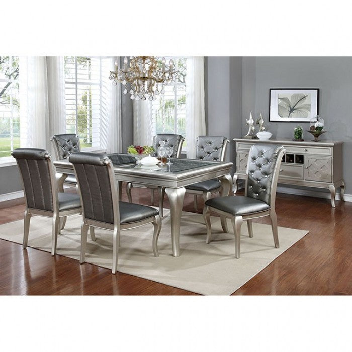 AMINA Gray Dining Room Set