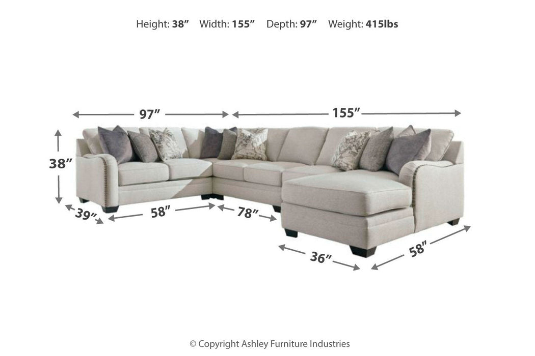 Dellara Chalk Large RAF Sectional