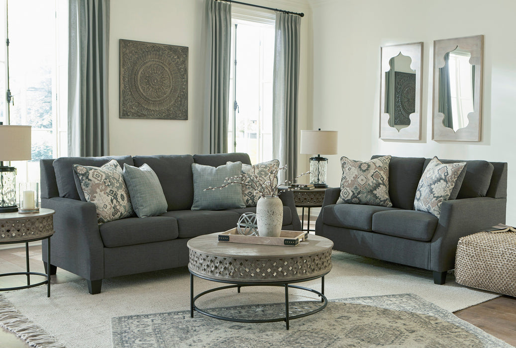 Bayonne Charcoal Living Room Set