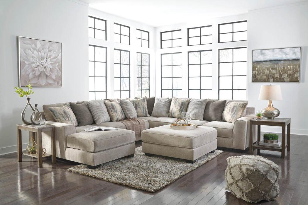 Ardsley Pewter 4-Piece Large LAF Sectional