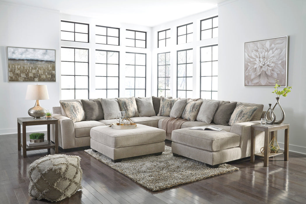 Ardsley Pewter 4-Piece Large RAF Sectional