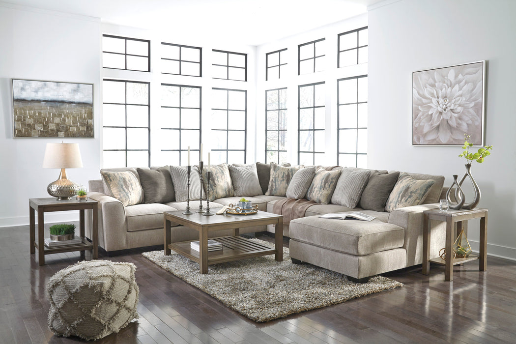 Ardsley Pewter 4-Piece Large RAF Sectional