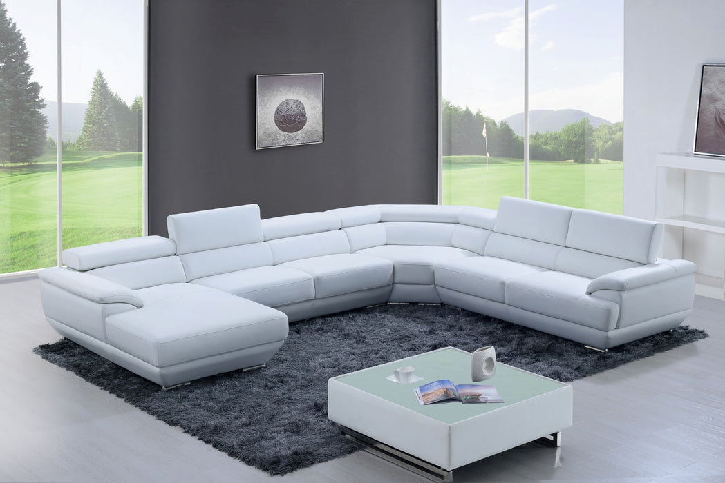 430 Sectional Pure White - i27451 - Gate Furniture