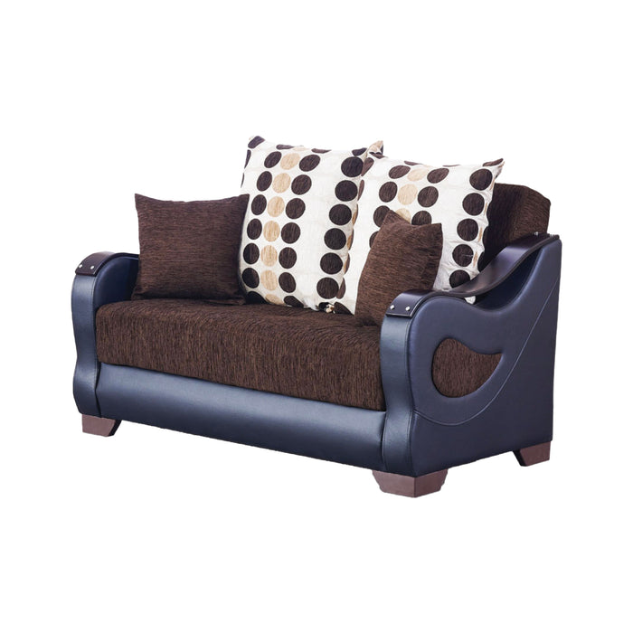 illinois Brown Sleeper Living Room Set