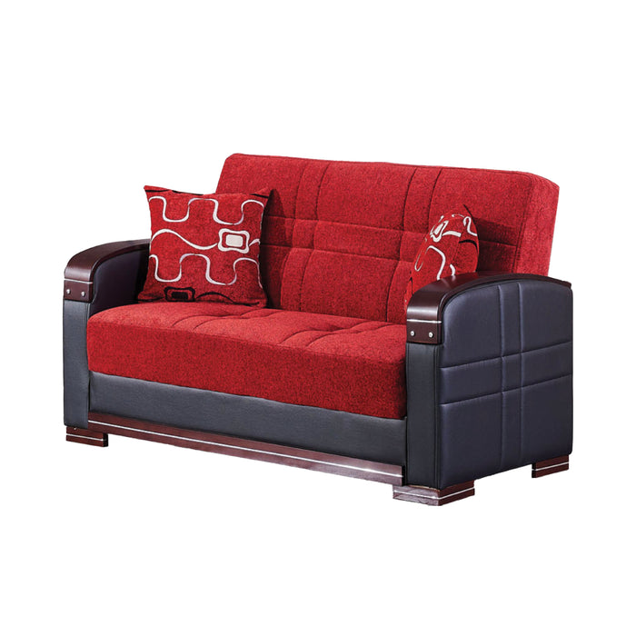 Indiana Red Sleeper Living Room Set