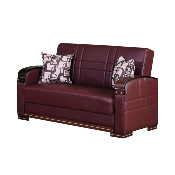 Manhattan Mahogany Sleeper Living Room Set