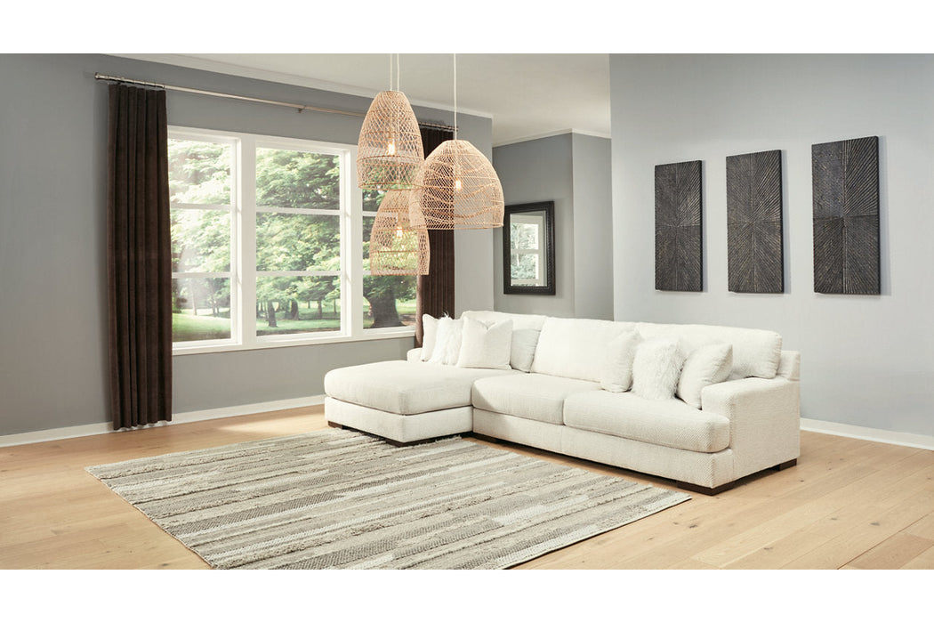 Zada Ivory 2-Piece LAF Sectional