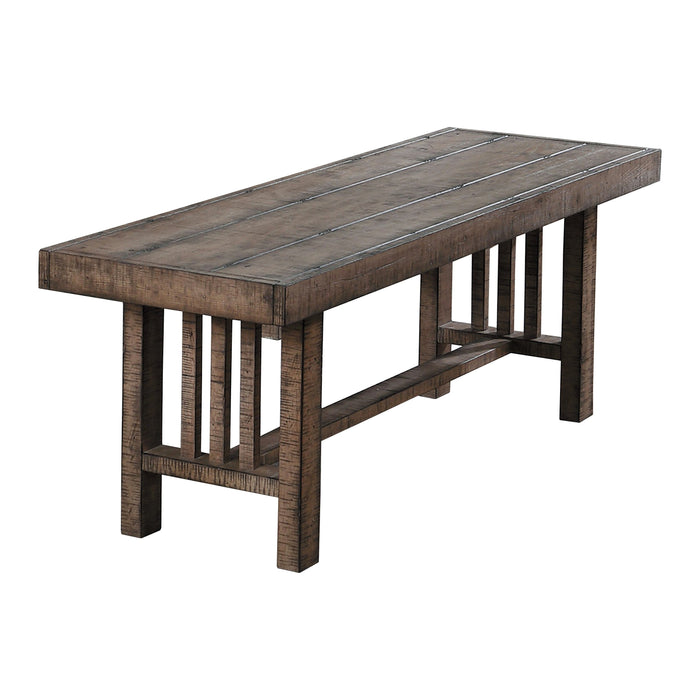 Codie Weathered Brown Dining Set