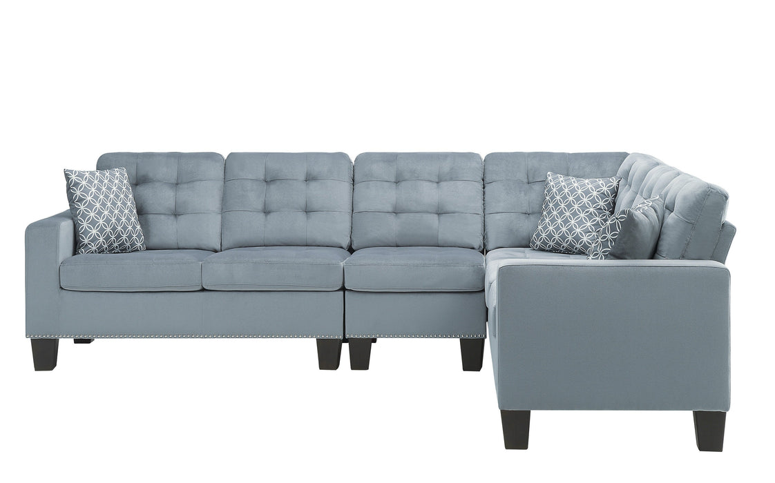 Lantana Gray Reversible Sectional