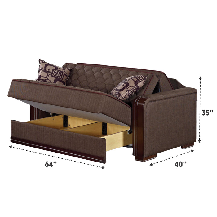 Oregon Brown Sleeper Living Room Set