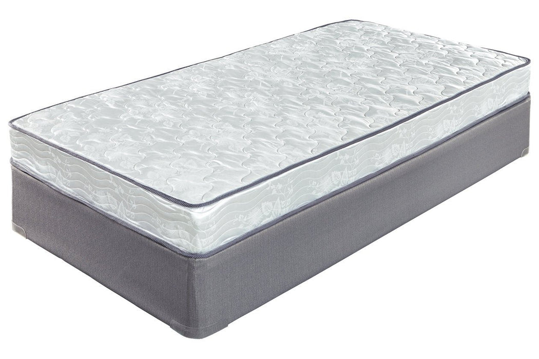 6 Inch Bonell White Twin Mattress - M96311 - Gate Furniture