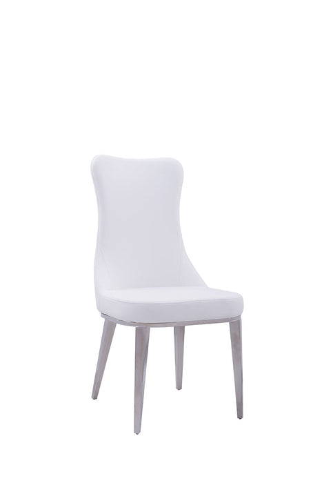 6138 Solid White (No Pattern) Chair - i21476 - In Stock Furniture