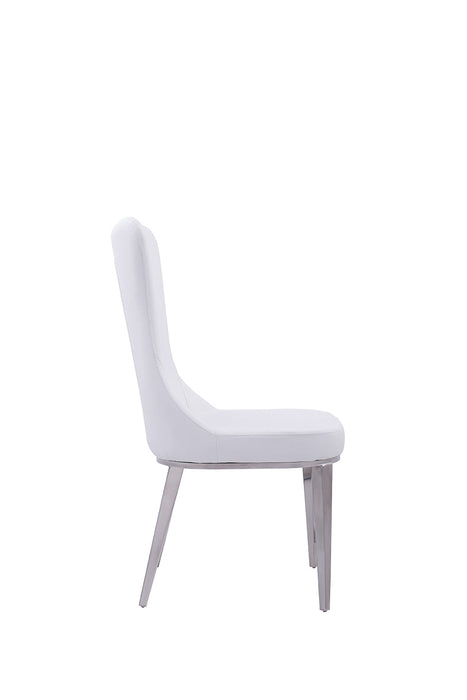 6138 Solid White (No Pattern) Chair - i21476 - In Stock Furniture