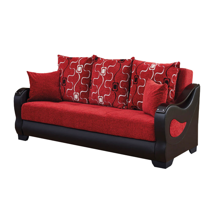 Pittsburgh Red Sleeper Living Room Set