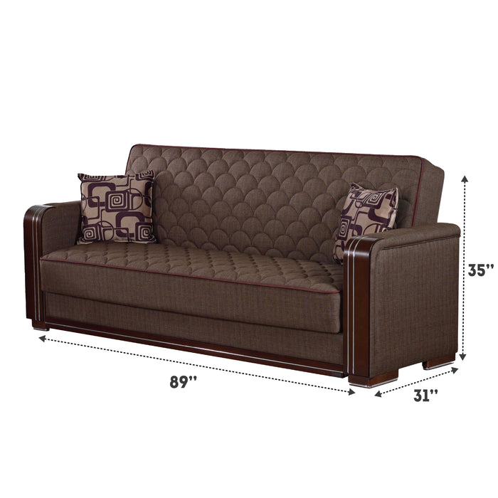 Oregon Brown Sleeper Living Room Set