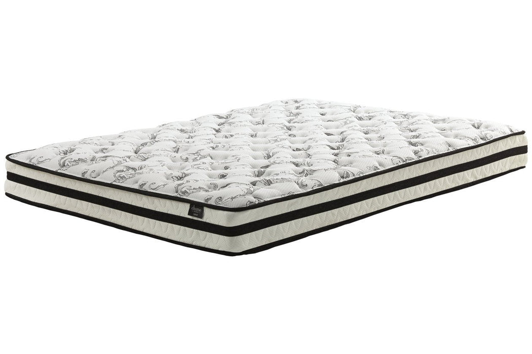 8 Inch Chime Innerspring White King Mattress in a Box - M69541 - Gate Furniture