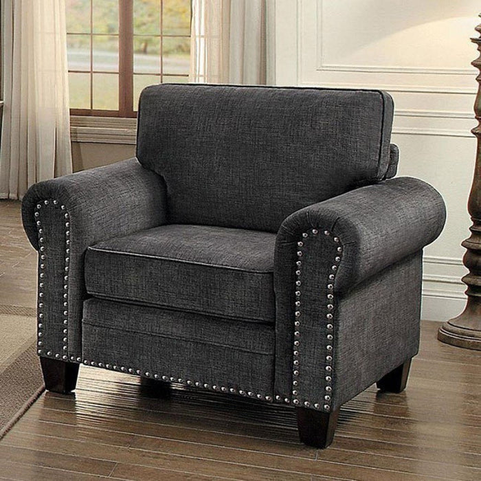 Cornelia Dark Gray Living Room Set