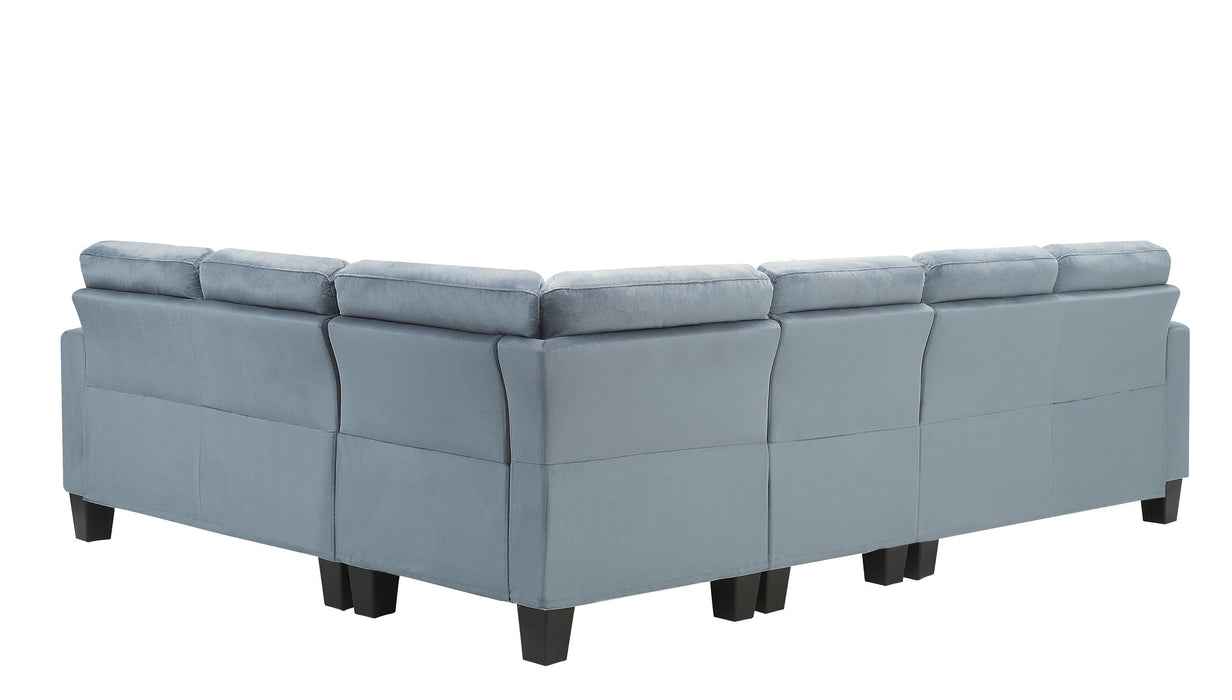 Lantana Gray Reversible Sectional